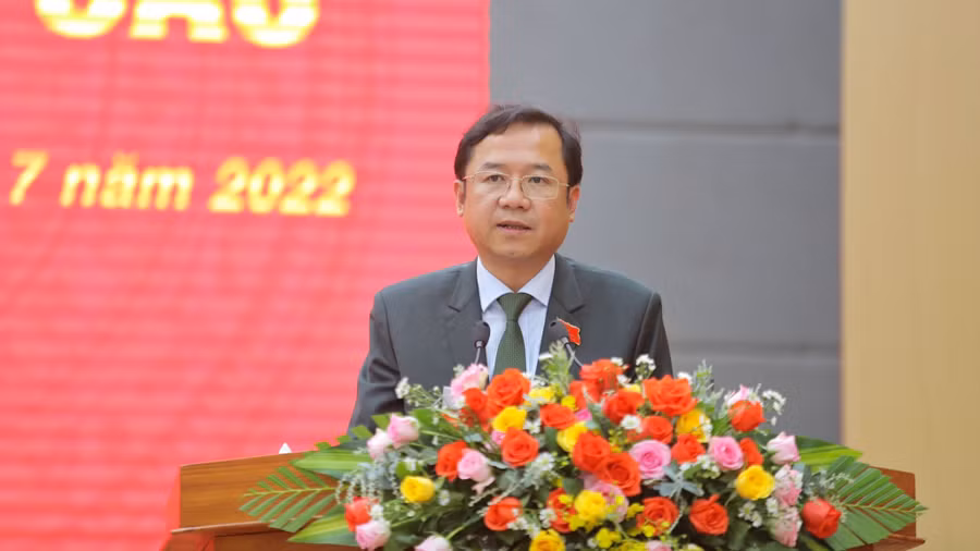 Ông Tôn Thiện Đồng được bổ nhiệm giữ chức Bí thư Thành Ủy Bảo Lộc thay ông Nguyễn Văn Triệu. Ảnh: CTV