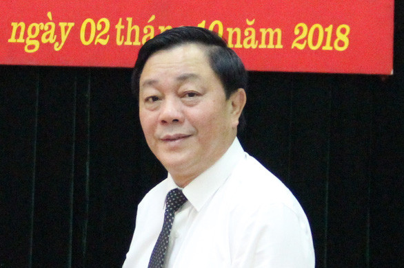 Ông Hà Công Thẻ khi còn tại vị. Ảnh: Tỉnh ủy Hòa Bình