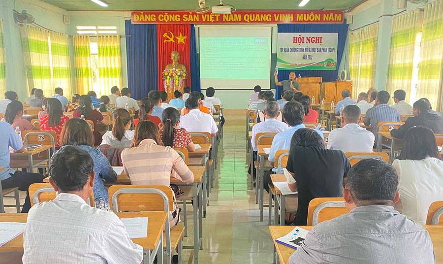 Quang cảnh buổi tập huấn. Ảnh: Nguyễn Sang