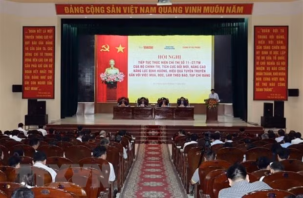 Quang cảnh hội nghị. (Ảnh: Minh Huệ/TTXVN)