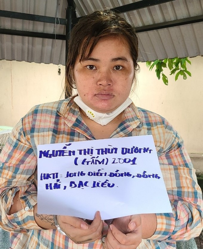 Đối tượng Nguyễn Thị Thùy Dương. Ảnh: CABD Đối tượng Nguyễn Thị Thùy Dương. Ảnh: CABD