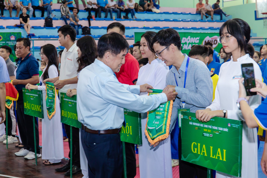 Đoàn VĐV Gia Lai đã xuất sắc giành được vị trí thứ 6 trong tổng số 21 đoàn tranh tài Ảnh Phan Cương