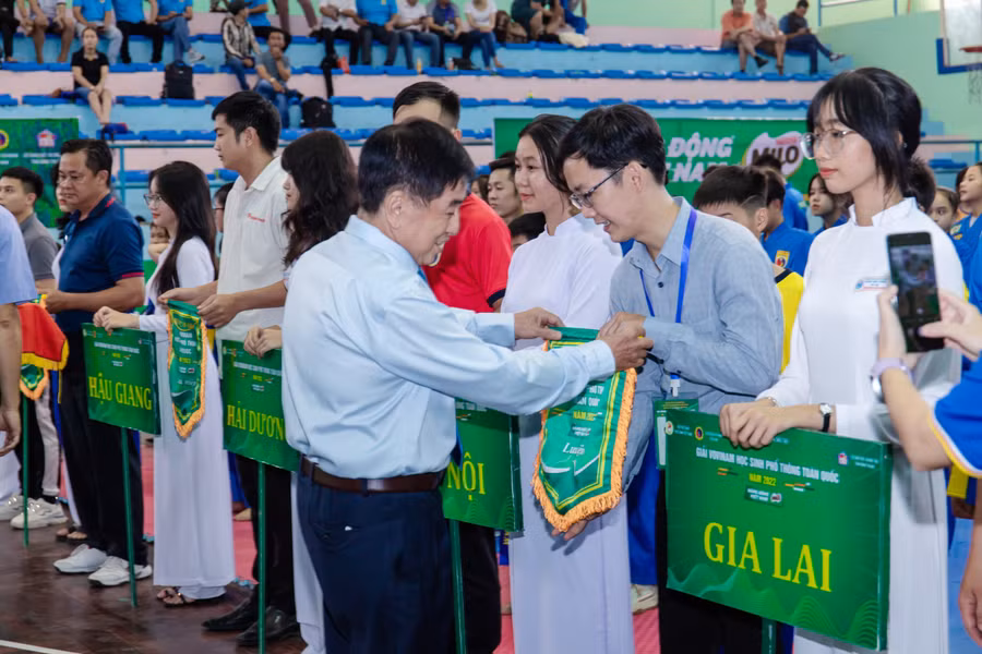 Đoàn VĐV Gia Lai đã xuất sắc giành được vị trí thứ 6 trong tổng số 21 đoàn tranh tài Ảnh Phan Cương