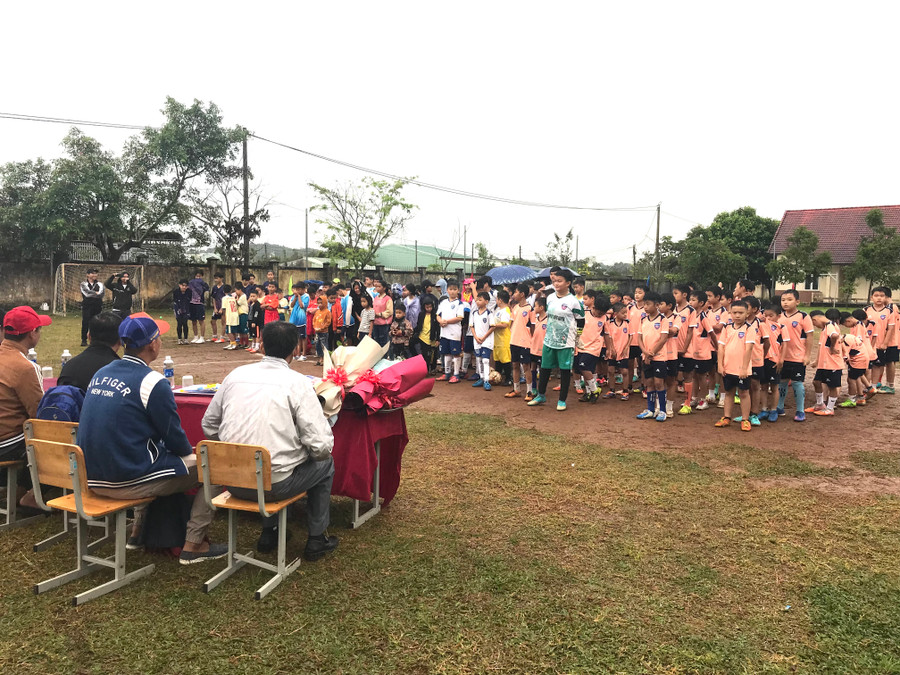 Ngày hội đã thu hút sự tham gia của 230 cháu Ảnh: Văn Ngọc