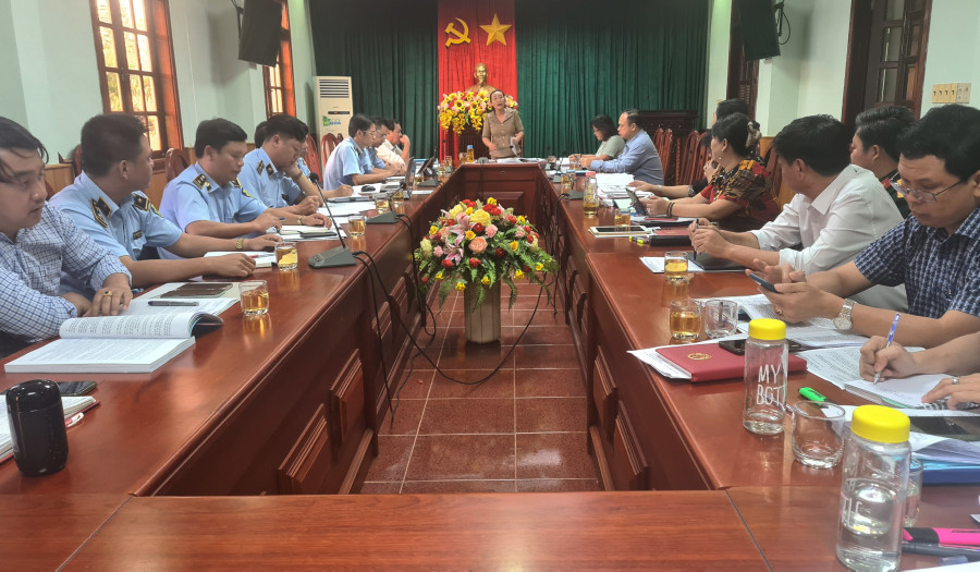 Quang cảnh buổi giám sát. Ảnh: Ngọc Sang