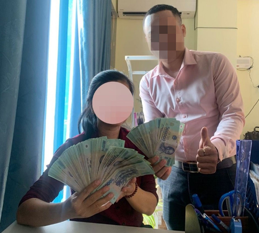 Người lao động tên Th.(ngụ TP.Thủ Đức) sau khi đầu tư đủ đơn hàng được tiếp nhận vào làm việc.