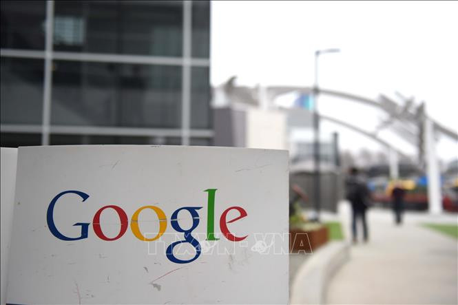 Biểu tượng Google tại California, Mỹ. Ảnh: AFP/TTXVN