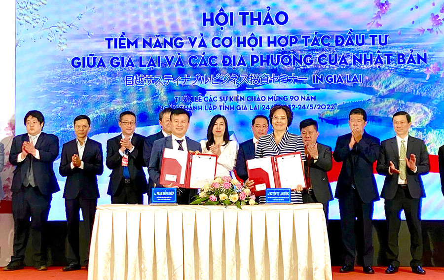 Với tiềm năng phong phú, môi trường đầu tư được cải thiện, Gia Lai ngày càng thu hút nhiều sự quan tâm của các nhà đầu tư. Ảnh: Hà Duy Với tiềm năng phong phú, môi trường đầu tư được cải thiện, Gia Lai ngày càng thu hút nhiều sự quan tâm của các nhà đầu tư. Ảnh: Hà Duy