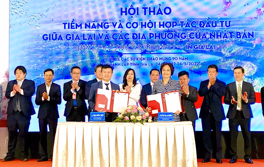 Với tiềm năng phong phú, môi trường đầu tư được cải thiện, Gia Lai ngày càng thu hút nhiều sự quan tâm của các nhà đầu tư. Ảnh: Hà Duy Với tiềm năng phong phú, môi trường đầu tư được cải thiện, Gia Lai ngày càng thu hút nhiều sự quan tâm của các nhà đầu tư. Ảnh: Hà Duy