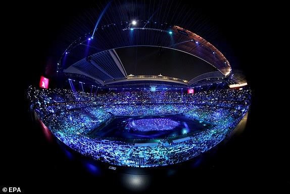Lễ khai mạc World Cup 2022 hoành tráng. Nguồn: EPA Lễ khai mạc World Cup 2022 hoành tráng. Nguồn: EPA