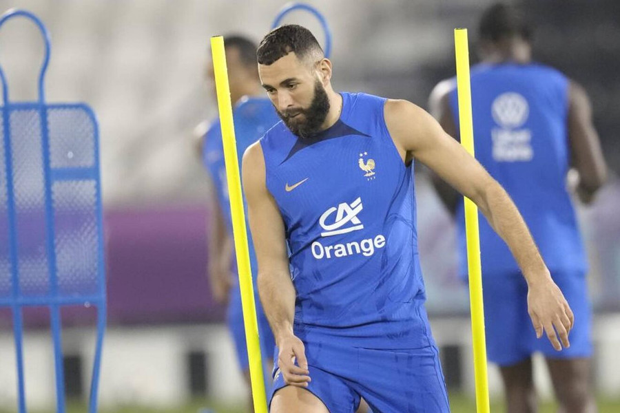 Benzema chính thức chia tay World Cup 2022. Ảnh: Marca