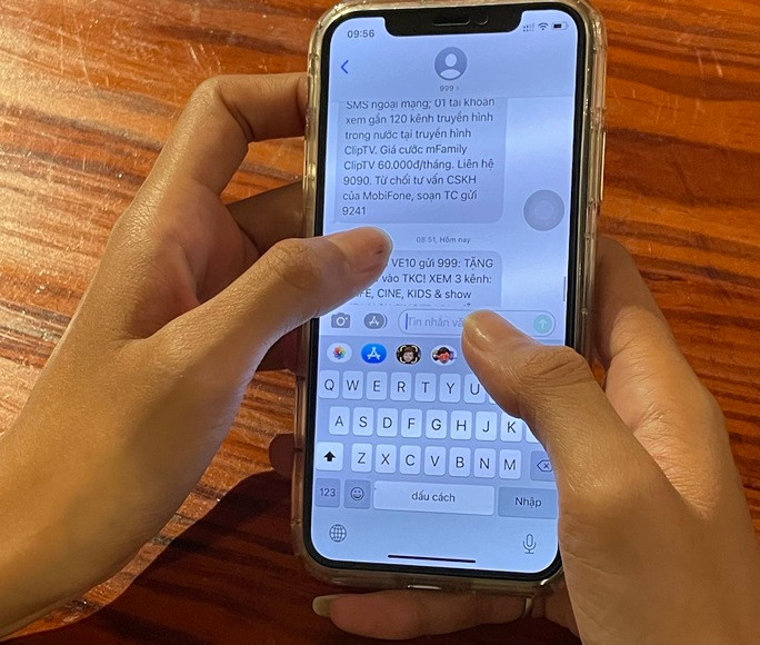 Người dùng cần cẩn trọng khi nhắn theo yêu cầu, cú pháp trong tin nhắn