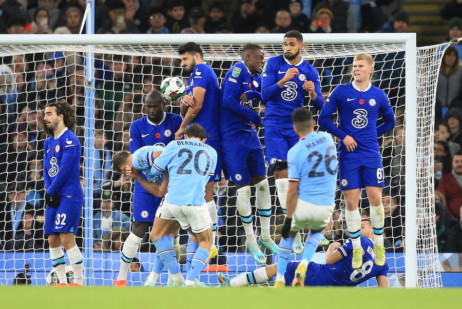 Bàn mở tỷ số của Riyad Mahrez. Ảnh: AFP