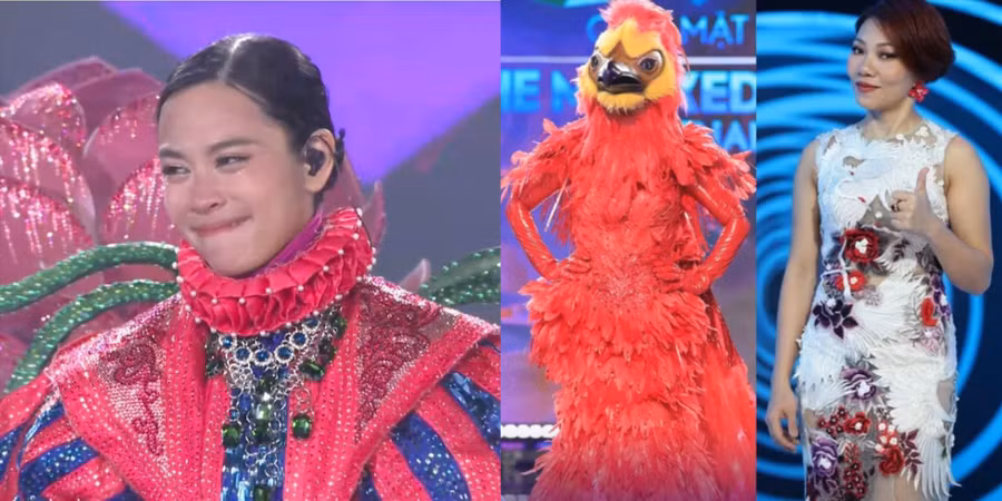 Osen Ngọc Mai là quán quân, diva Hà Trần đạt á quân Ca sĩ mặt nạ mùa đầu tiên. Ảnh: Chương trình cung cấp.