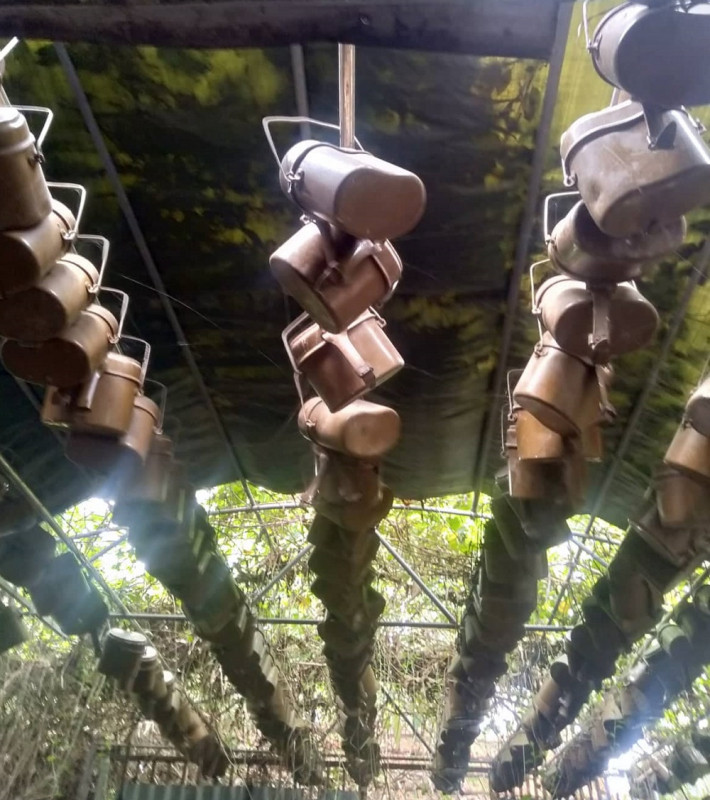 “Giàn mướp” ăng gô bộ đội của ông Đào Hà.