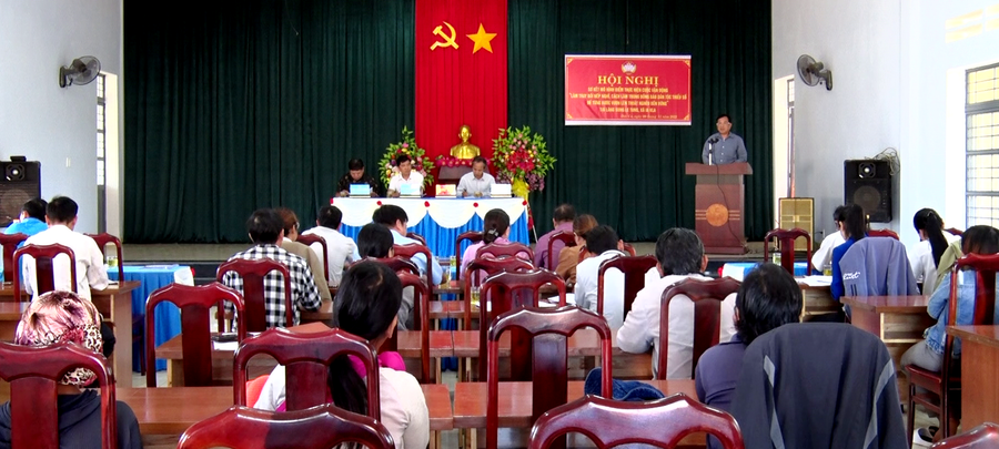 Toàn cảnh hội nghị. Ảnh: Thanh Tịnh Toàn cảnh hội nghị. Ảnh. Thanh Tịnh