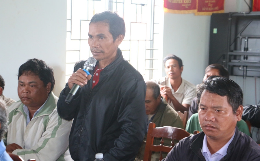 Nhiều ý kiến, kiến nghị của cử tri xã Ia Phí gửi đến đoàn đại biểu Quốc hội tỉnh. Quang Tấn