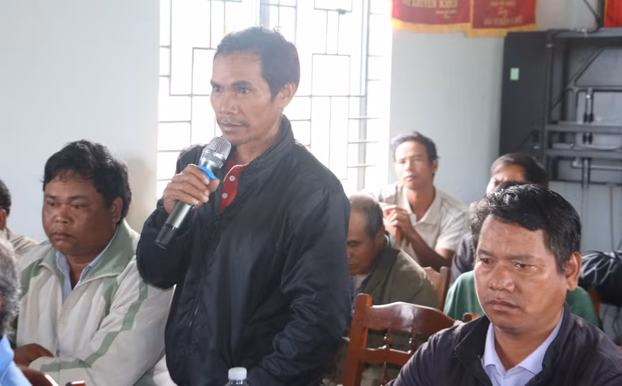 Nhiều ý kiến, kiến nghị của cử tri xã Ia Phí gửi đến đoàn đại biểu Quốc hội tỉnh. Quang Tấn