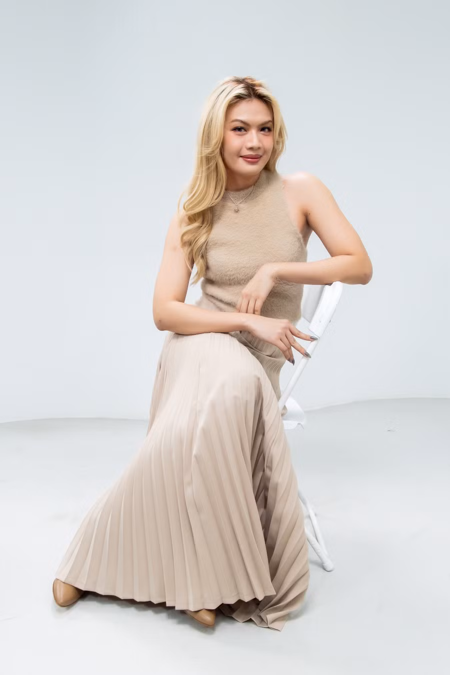 Luna Đào được nhận xét thay đổi nhiều nhất sau cuộc thi. Ảnh: BTC