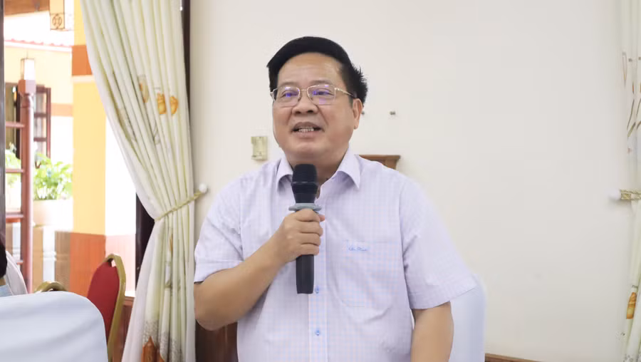  Đồng chí Chủ tịch UBND tỉnh Lê Ngọc Tuấn phát biểu kết luận Chương trình. Ảnh: QĐ