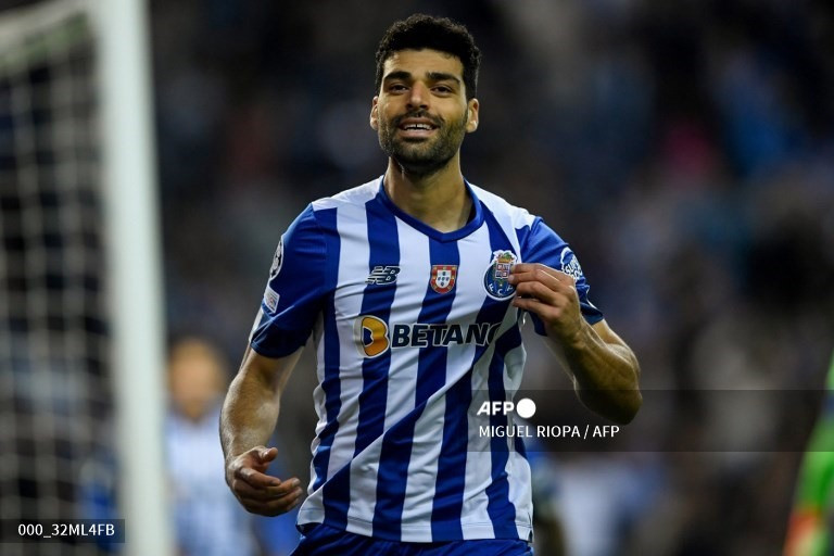 Mehdi Taremi mở tỉ số trận đấu. Ảnh: AFP