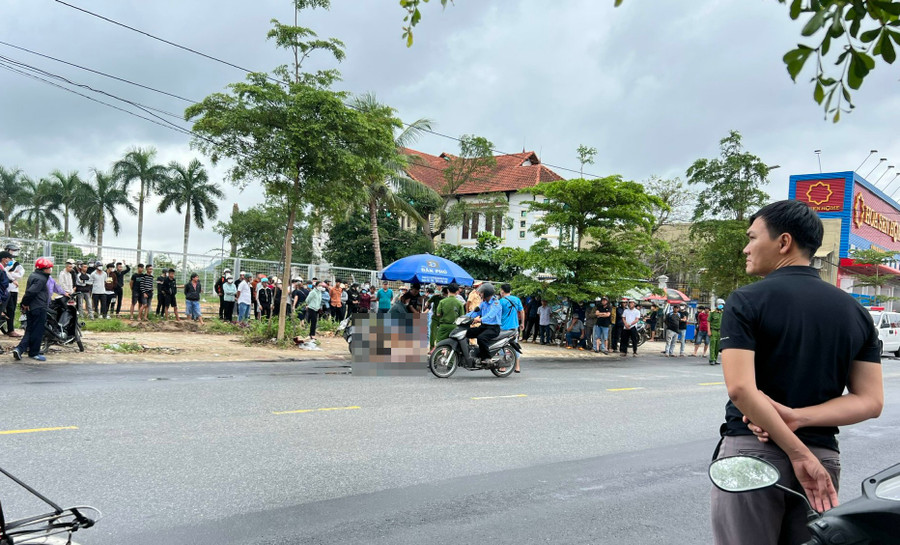 Hiện trường vụ tai nạn giao thông. Ảnh: Hải Phong Hiện trường vụ tai nạn giao thông. Ảnh: Hải Phong