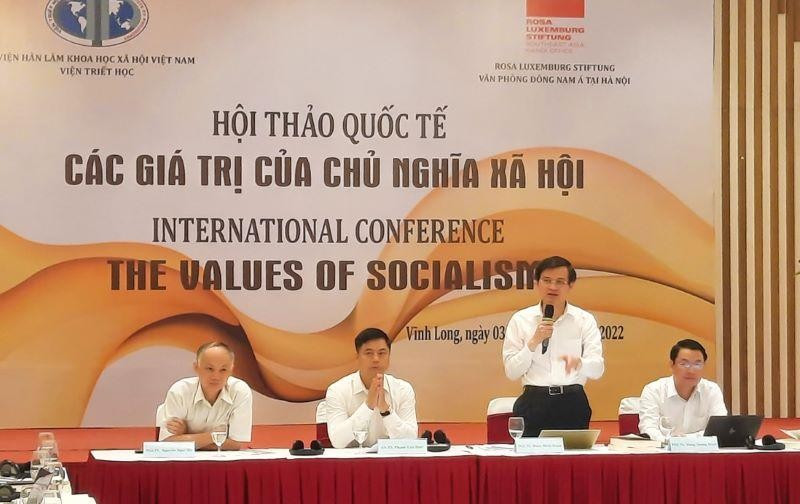 Các diễn giả đồng chủ trì Hội thảo Quốc tế: “Các giá trị của Chủ nghĩa Xã hội