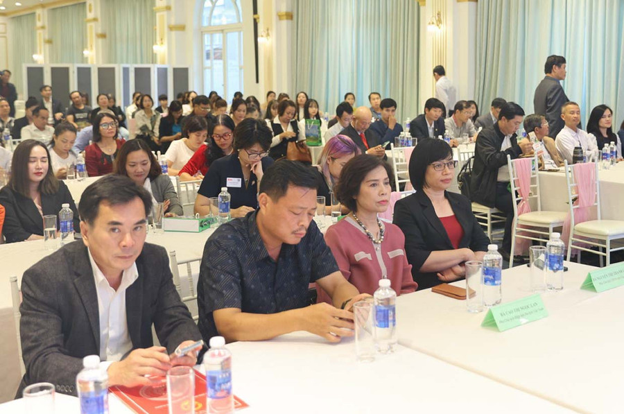 Các đại biểu tham dự hội nghị xúc tiến du lịch tại Hà Nội. Ảnh: Minh Châu Gần 100 doanh nghiệp tham dự Hội nghị xúc tiến du lịch Gia Lai tại Hà Nội