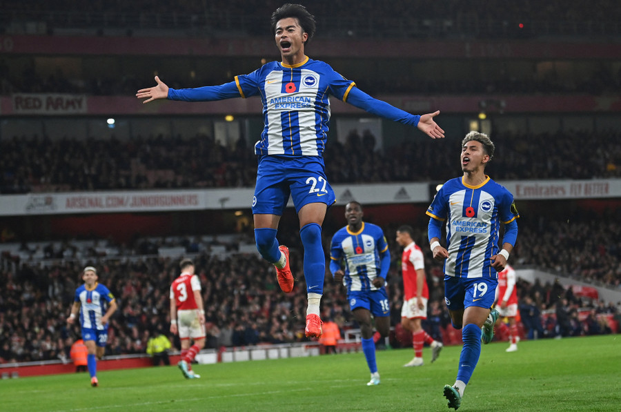 Brighton tiếp tục gây ấn tượng. Ảnh: AFP