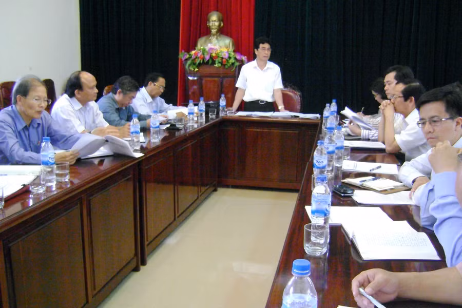  Ban chỉ đạo Tây Nguyên họp bàn triển khai Hội nghị xúc tiến Đầu tư Tây Nguyên lần 2-2013. Ảnh: Đinh Yến