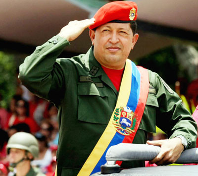 Tổng thống Hugo Chavez.
