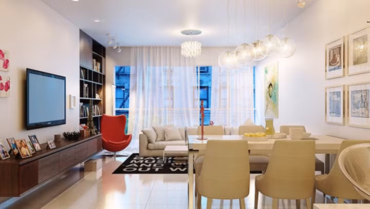  Sự đơn giản phảng phất một chút phức tạp, màu sắc trung lập điểm nhấn gam màu vui nhộn…