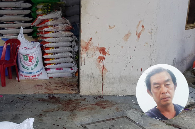 Hiện trường vụ án và nghi phạm Hùng tại cơ quan công an (ảnh nhỏ) Hiện trường vụ án và nghi phạm Hùng tại cơ quan công an (ảnh nhỏ)