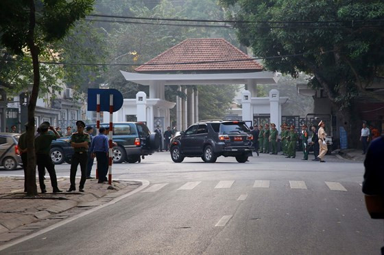 Nhà tang lễ quốc gia (số 5 Trần Thánh Tông, Hà Nội). Ảnh: VIẾT CHUNG