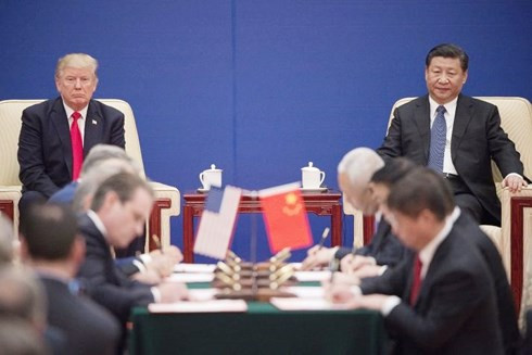 Cuộc chiến thương mại Mỹ-Trung leo thang căng thẳng. Ảnh: AFP/Getty Cuộc chiến thương mại Mỹ-Trung leo thang căng thẳng. Ảnh: AFP/Getty