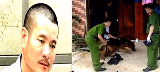  Nghi can Triệu Văn Hải và lực lượng chức năng Công an tỉnh Cao Bằng đang khám nghiệm hiện trường vụ trọng án chồng giết vợ ở TP Cao Bằng