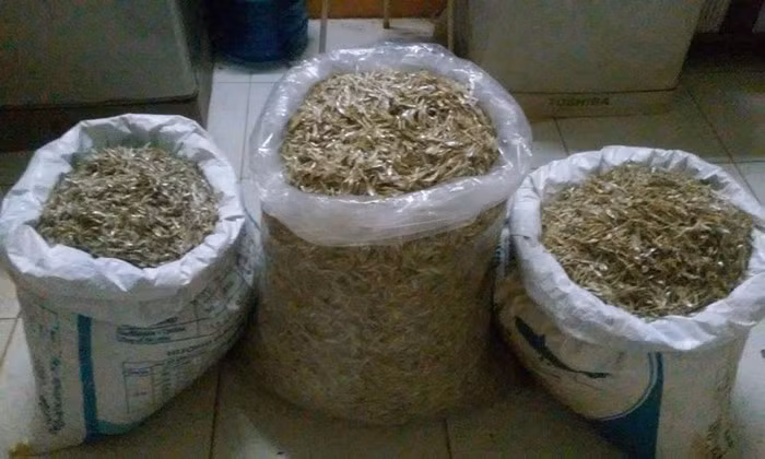 Hoặc đóng gói, cất ăn dần trong năm.