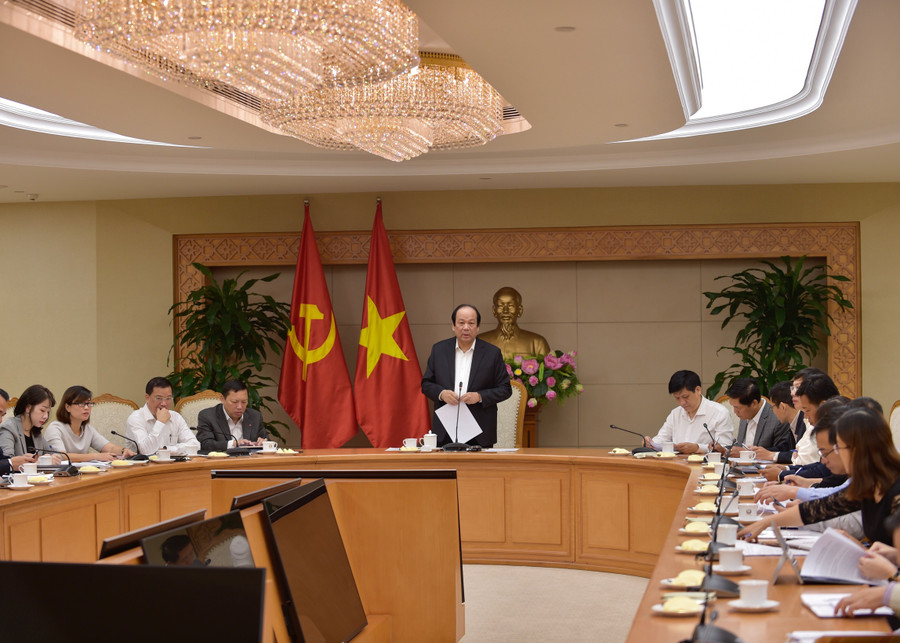 Bộ trưởng Mai Tiến Dũng làm việc với Bộ NN&PTNT