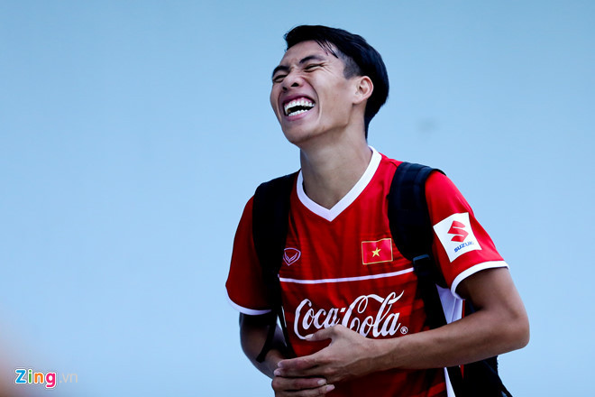 Quốc Chí vẫn chưa thể có giải đấu đầu tiên cùng tuyển Việt Nam dù luôn thể hiện phong độ cao ở V.League. Ảnh: Minh Chiến