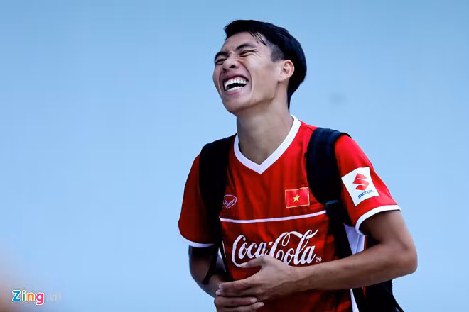 Quốc Chí vẫn chưa thể có giải đấu đầu tiên cùng tuyển Việt Nam dù luôn thể hiện phong độ cao ở V.League. Ảnh: Minh Chiến