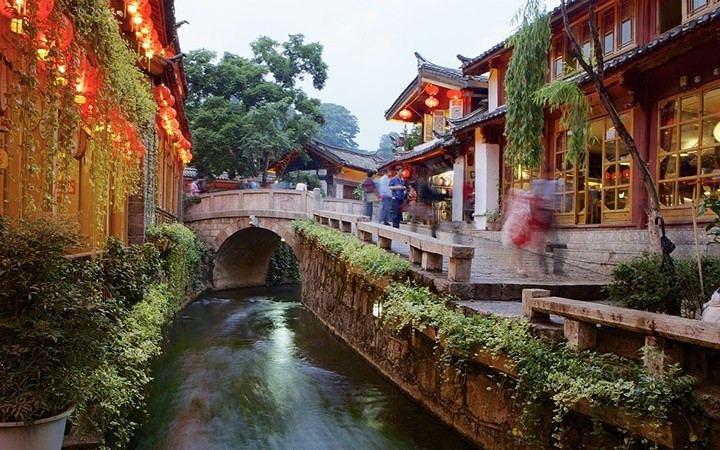  16 Thành phố cổ 1.000 năm tuổi Lijiang, Trung Quốc - nơi được UNESCO công nhận là Di sản Thế giới.