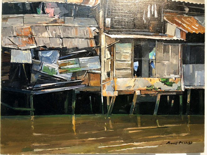 Bức tranh 'Cần Thơ' của Manoel Pillard