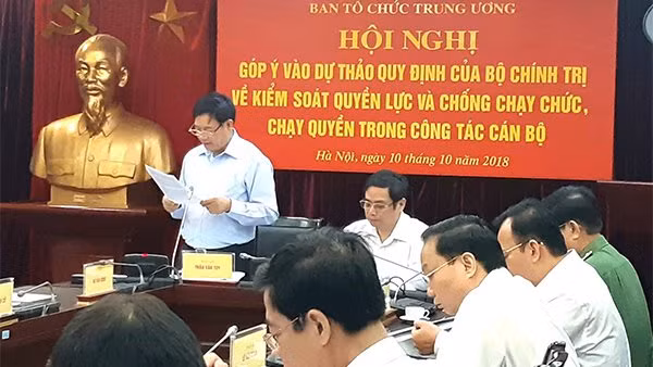 Phó Ban Tổ chức TƯ Trần Văn Túy