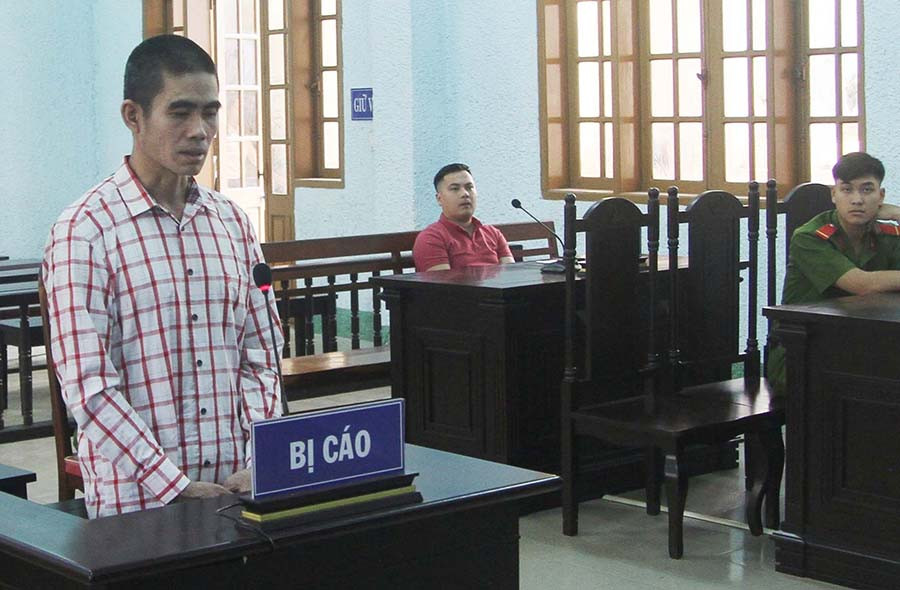  Bị cáo Đỗ Đức Anh tại phiên tòa. Ảnh: Văn Ngọc