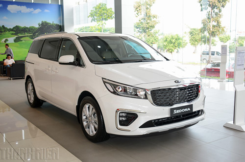 KIA Sedona mới tại VN có 7 lựa chọn màu sắc ngoại thất