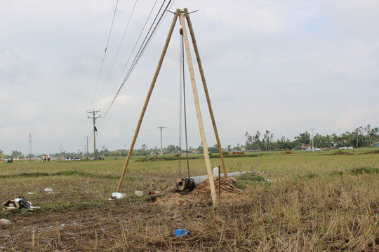 Nơi xảy ra vụ điện giật khiến 4 người tử vong - Ảnh chụp ngày 27-10. Ảnh: Bảo Anh Nơi xảy ra vụ điện giật khiến 4 người tử vong - Ảnh chụp ngày 27-10. Ảnh: Bảo Anh