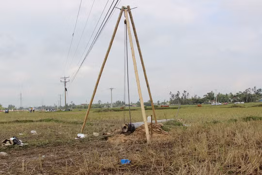Nơi xảy ra vụ điện giật khiến 4 người tử vong - Ảnh chụp ngày 27-10. Ảnh: Bảo Anh