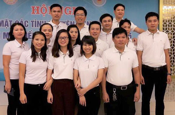 Một số thành viên CLB tại hội nghị gặp mặt các tình nguyện viên ẢNH: NVCC