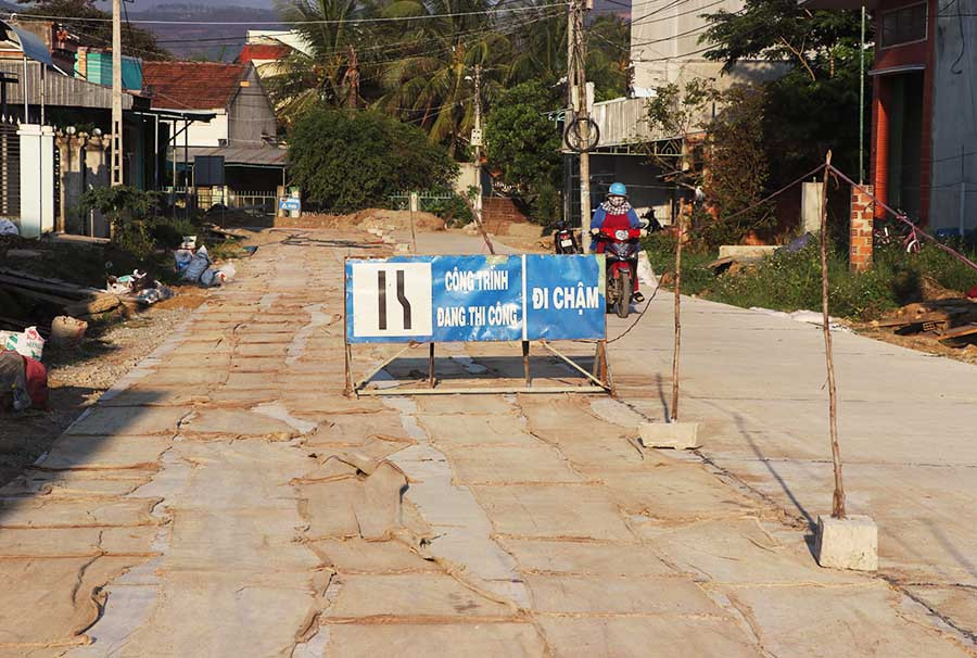  Công trình đường Lý Thái Tổ sắp hoàn thành nghiệm thu và đưa vào sử dụng. Ảnh: Q.T