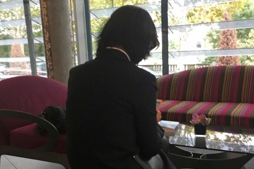 Bà Grace Mạnh, vợ cựu Chủ tịch Interpol Mạnh Hoành Vĩ. Ảnh: AP.